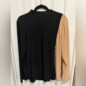 Atelier 29 Black and Tan Women's Top XL